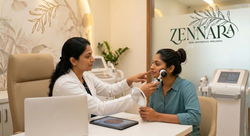 Best skin care clinic in Hyderabad – dermatologist consultation at Zennara Clinic